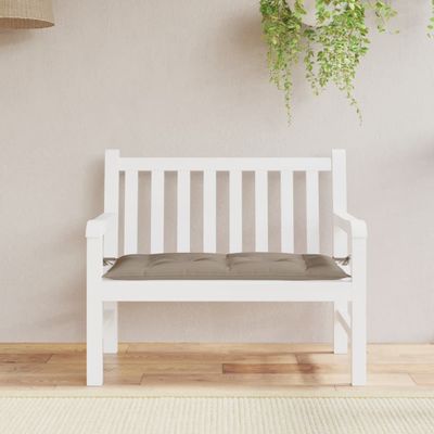 vidaXL Podložka na záhradnú lavičku 110x50x7 cm, oxfordská látka