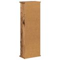 vidaXL CD Skrinka Staré drevo 60 x 17 x 92 cm Kompozitné drevo