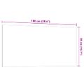 vidaXL Nástenná magnetická tabuľa biela 100x50 cm tvrdené sklo
