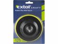 Nosič brúsnych výsekov do vŕtačky - suchý zips, Ø125mm, stopka 8mm EXTOL-CRAFT