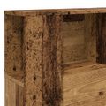 vidaXL Skrinka na čelo postele staré drevo 140x18,5x102,5 komp.drevo