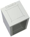 SOLARIX Rozvaděč nástěnný SENSA 12U 600mm, dveře plech, RAL 7035, SENSA-12U-66-21-G Rozvadec, nástenný, 19", výška 12U, 600×600, nosnost 45kg, jednodílný, plech. dvere, šedý