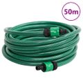 vidaXL Zelený vozík s hadicovým navijakom s 50 m hadicou PVC