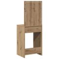 vidaXL Toaletný stolík Remeselný dub 50 x 41 x 135 cm Kompozitné drevo