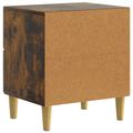 vidaXL Nočný stolík Dymový dub 62 x 34,5 x 47,5 cm Kompozitné drevo