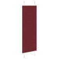 vidaXL Plisovaná roleta bordová červená 45x150 cm šírka látky 44,4 cm polyester