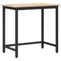 vidaXL stôl Sonoma dub 100 x 50 x 76,5 cm Inžinierske drevo a oceľ