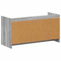 vidaXL Skriňa na topánky s úložiskom Sivý Sonoma 100 x 39,5 x 51 cm