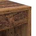 vidaXL Stôl Staré drevo 145,5 x 40 x 127 cm 2 ks