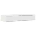 vidaXL Zásuvky pod posteľ Biela 90 x 36,5 x 16,5 cm Kompozitné drevo