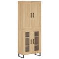 vidaXL Vysoká skrinka dub sonoma 69,5x34x180 cm spracované drevo