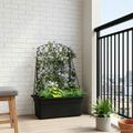 vidaXL Treláž pre rastliny Antracitová 58 x 29 x 78 cm PP