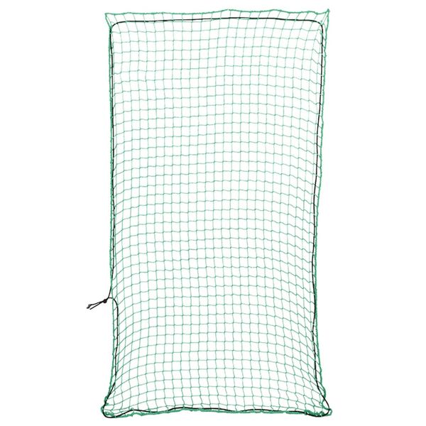 vidaXL Sieť na prívesný vozík s elastickým lanom, zelená 6x3 m, PP