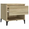 vidaXL Bočné stolíky 2 ks dub sonoma 50x46x50 spracované drevo