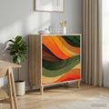 vidaXL Servírovacia skriňa BONN Sonoma 69 x 33 x 75 cm