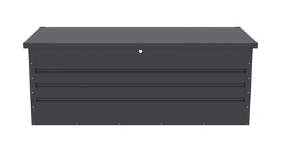 Záhradný box G21 Denver 560 L, antracitový plechový