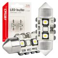 LED žiarovky CANBUS 12SMD Festoon C5W 3838 31mm White 12/24V AMiO-04247