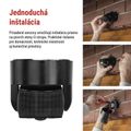 PIR senzor (pohybové čidlo) IP65 1200W, čierna