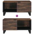 vidaXL Konferenčný stolík Orech 80 x 50 x 40 cm Kompozitné drevo