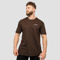Tričko Basic Chocolate Brown - GymBeam, veľkosť M, veľkosť oblečenia M