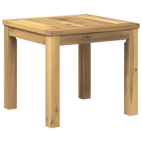 vidaXL Konferenčný stolík Biela 40 x 40,5 x 36 cm Pevné akáciové drevo