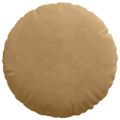 vidaXL Vankúše na sedenie 2 pcs Hnedá Ø 40 x 13 cm Zamat
