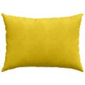 vidaXL Vankúše na pohovku 2 pcs Žltá 70 x 50 cm Kordúrová tkanina