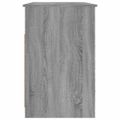 vidaXL Stolík so zásuvkami sivý sonoma 102x50x76 cm spracované drevo