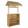 vidaXL Exteriérový barový stôl Prírodná 115 x 95 x 215 cm Bambus