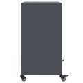 vidaXL Komoda antracitová 68x39x72 cm oceľ