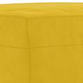 vidaXL Lavička žltá 70x35x41 cm zamat