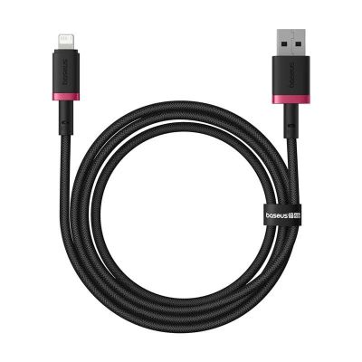 Baseus Rýchlonabíjací kábel Dura USB/Lightning 1m 2.4A červeno čierny