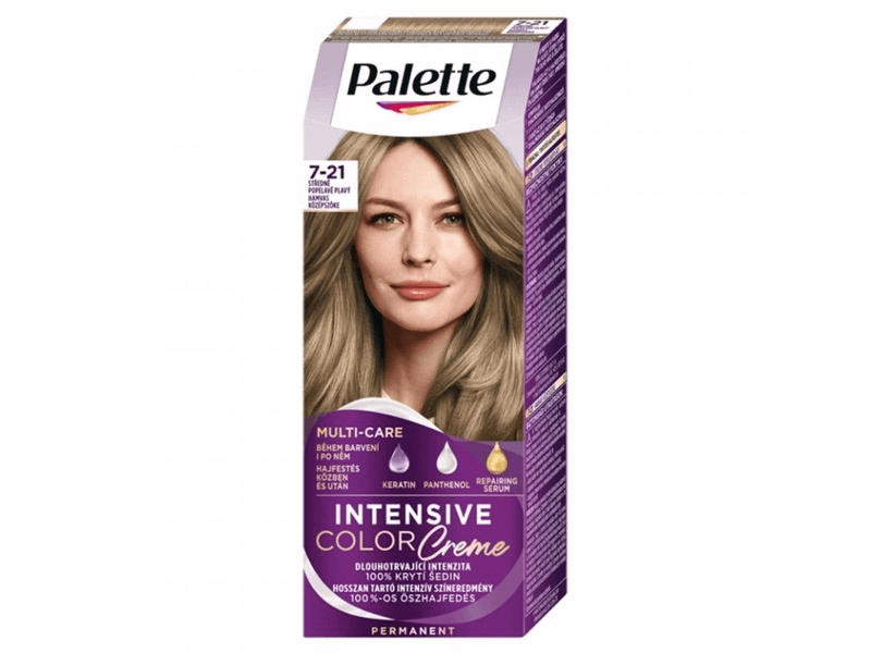 Palette Intensive Color Creme 7-21 Stredně popolavo plavý 50 ml