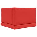 vidaXL Vankúš na vonkajšiu pohovku Polyester Červená 80 x 80 cm