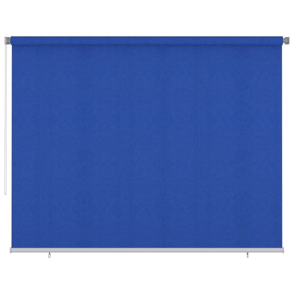 vidaXL Vonkajšia zatemňovacia roleta 300x230 cm modrá HDPE
