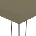 vidaXL Záhradný stan 3x3 m, sivohnedý 180 g/m²