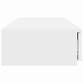vidaXL Zásuvky pod posteľ Biela 120 x 36,5 x 16,5 cm Kompozitné drevo