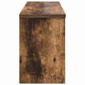 vidaXL Vešiak na stenu Nástenná montáž Dymová dub 80 x 20 x 30 cm
