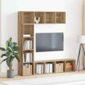VidaXL skrinky na knihy 3 ks Artisan Oak Engineered Wood