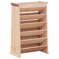 vidaXL Nástenný kvetináč 6-poschodový 69x40x101,5 cm masívna borovica