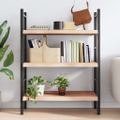 vidaXL Nástenná polica 100x40x(2-6) cm neošetrený dubový masív