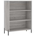 vidaXL Vysoká skrinka sivý dub sonoma 69,5x34x180 cm spracované drevo