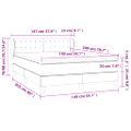 vidaXL Boxspring posteľ s matracom hnedá 140x200 cm umelá koža