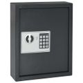 vidaXL Trezor na kľúče tmavosivý 30x10x36,5 cm