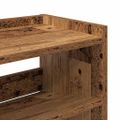 vidaXL Regál na topánky staré drevo 80x25x62 cm spracované drevo