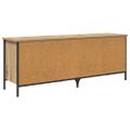 vidaXL Skriňa na topánky 131 x 35 x 50 cm Inžinierske drevo a železo