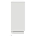 vidaXL LED komoda Biela 90 x 32 x 75 cm Kompozitné drevo