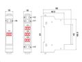 Modulový ukazovateľ napätia VCX DVM3P