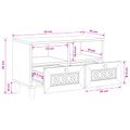 vidaXL TV jednotky Svetlohnedá 70 x 33 x 46 cm Kompozitné drevo