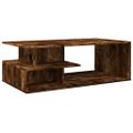 vidaXL Konferenčný stolík dymový dub 102x55x35 cm kompozitné drevo